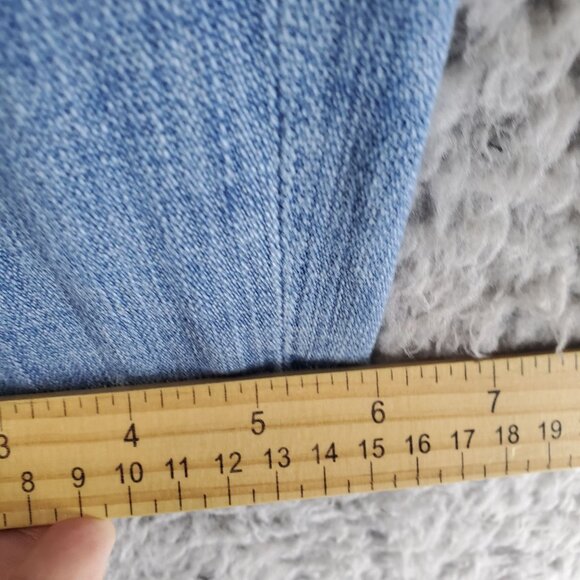 7 For All Mankind Jeans Womens 26 Blue Josefina Luxe Vintage Button Fly Ankle - Picture 13 of 16